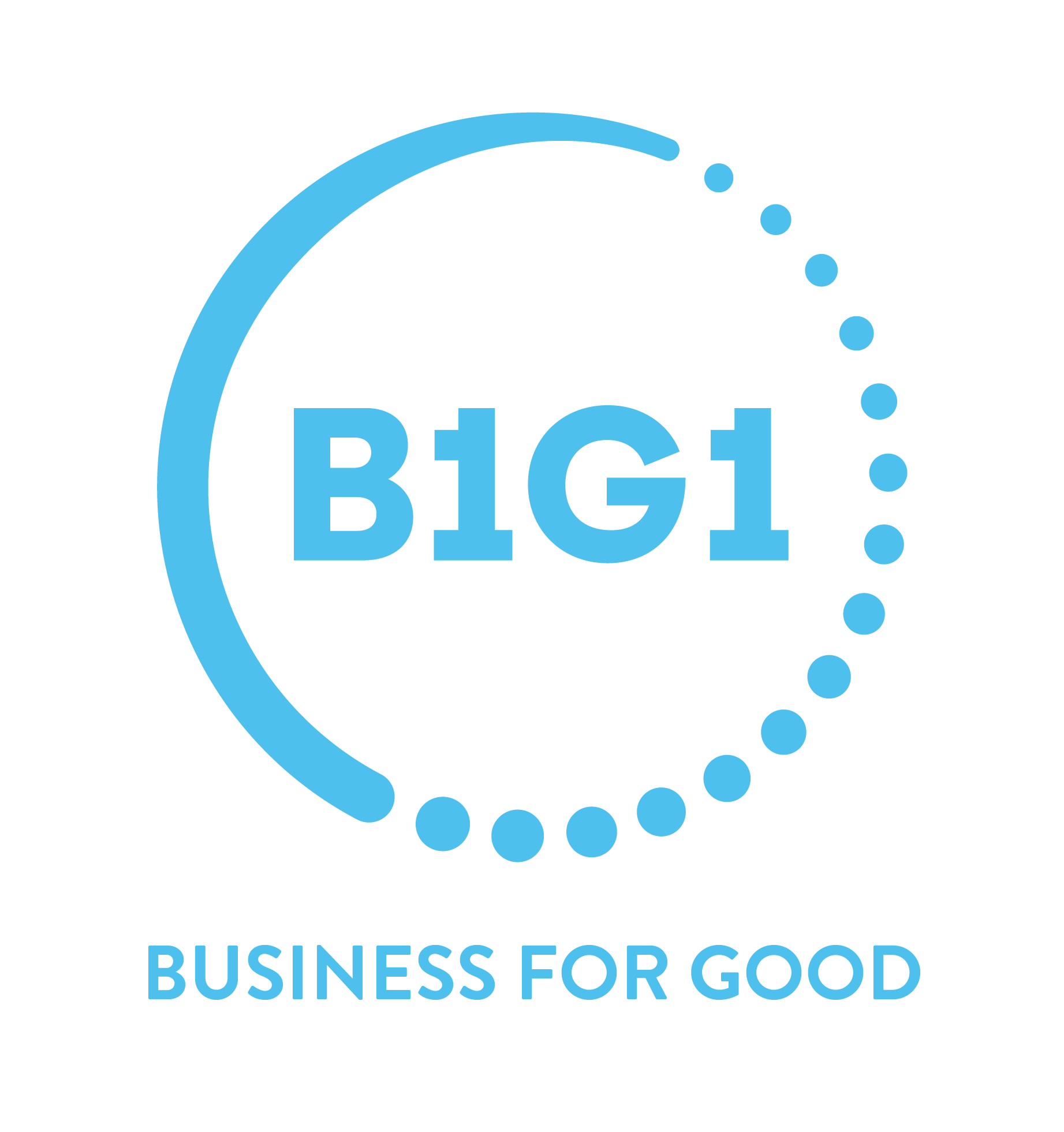 B1G1 BFG Logo - Cyan